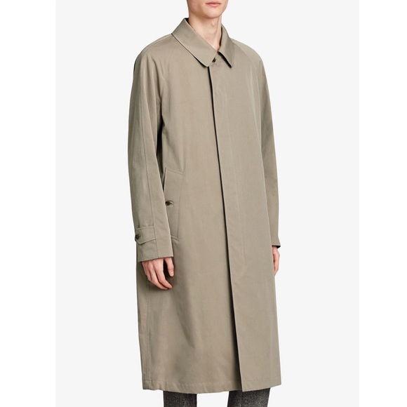 BURBERRY - Gabardine Camel hair Car Coat Tan, L - Picture 7 of 7